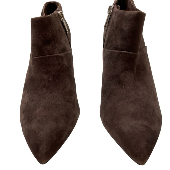 Coach Oakdale Women's Leather Pointed Ankle Booties, Chestnut 8.5 Fall Classic - Picture 10 of 13